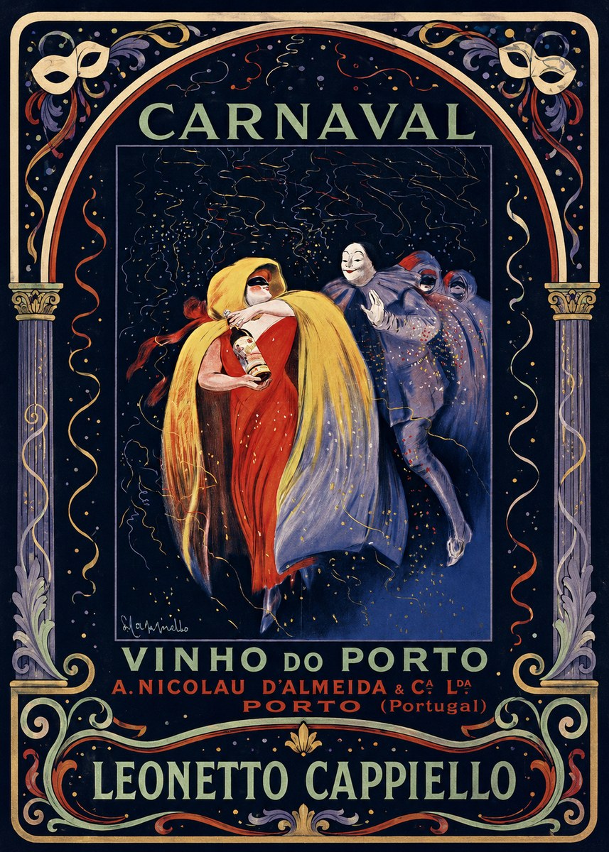 Leonetto Cappiello Carnaval - Vinho Do Porto No4 - Juliste