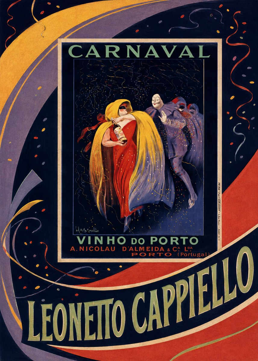 Leonetto Cappiello Carnaval - Vinho Do Porto No5 - Juliste