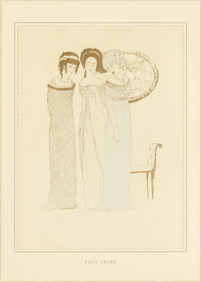 Paul Iribe Elegant Figures No4 - Juliste