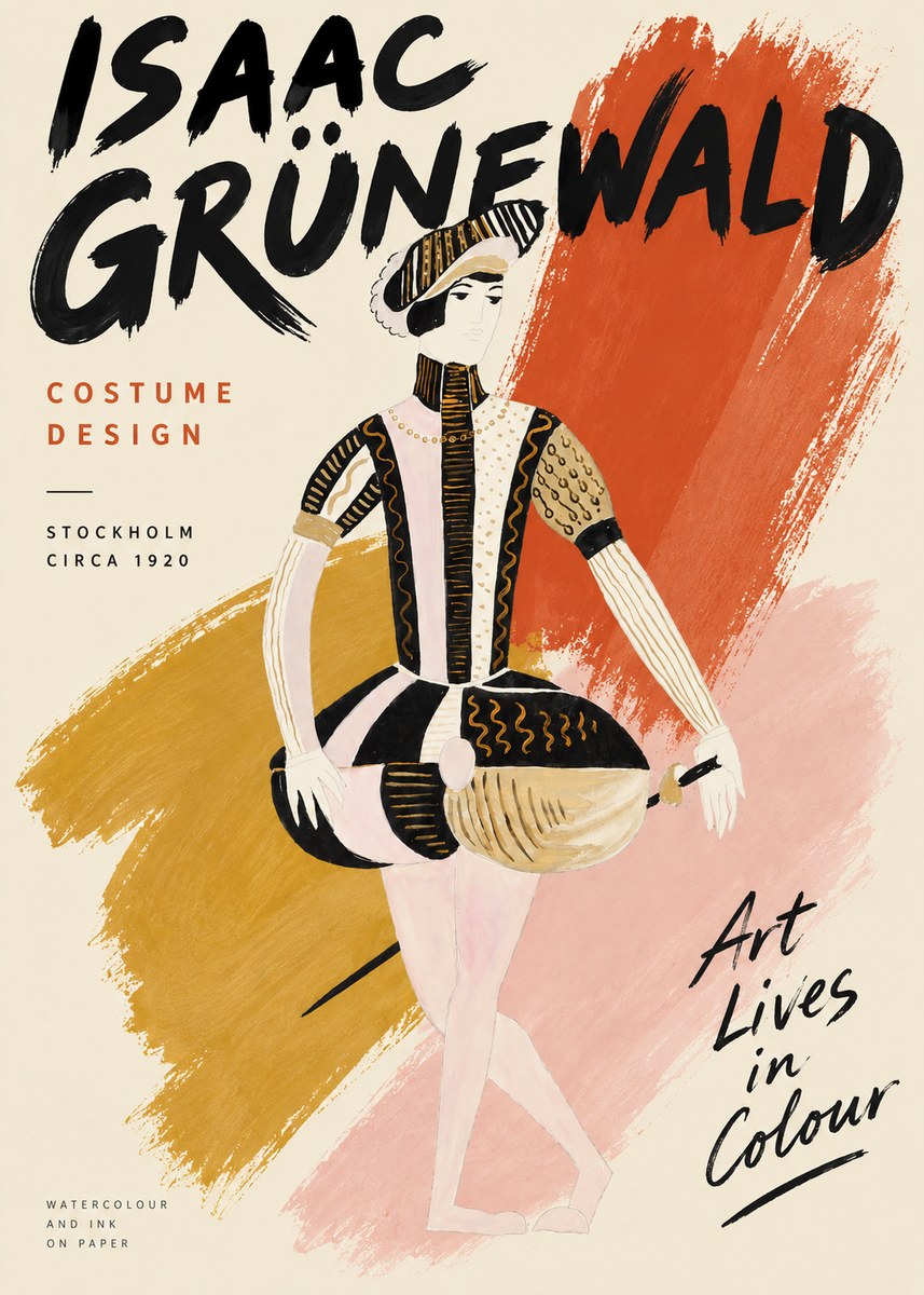 Isaac Grünewald Costume Study VI No3 - Juliste