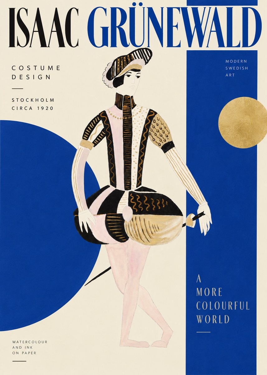 Isaac Grünewald Costume Study VI No4 - Juliste
