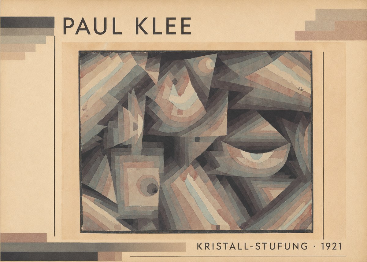Paul Klee Kristall-stufung II No1 - Juliste