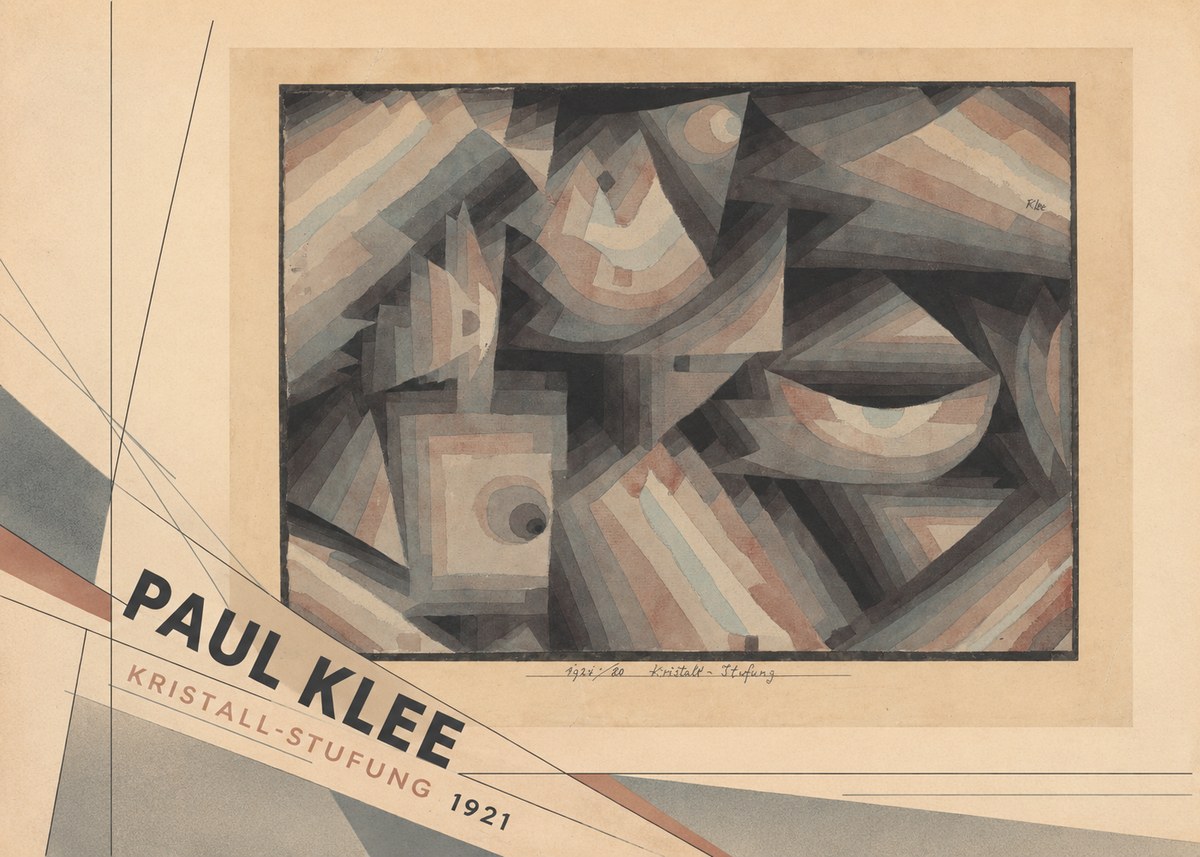 Paul Klee Kristall-stufung II No5 - Juliste