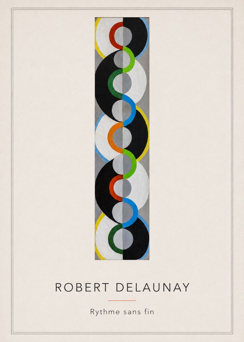 Robert Delaunay Rythme Sans Fin III No4 - Juliste