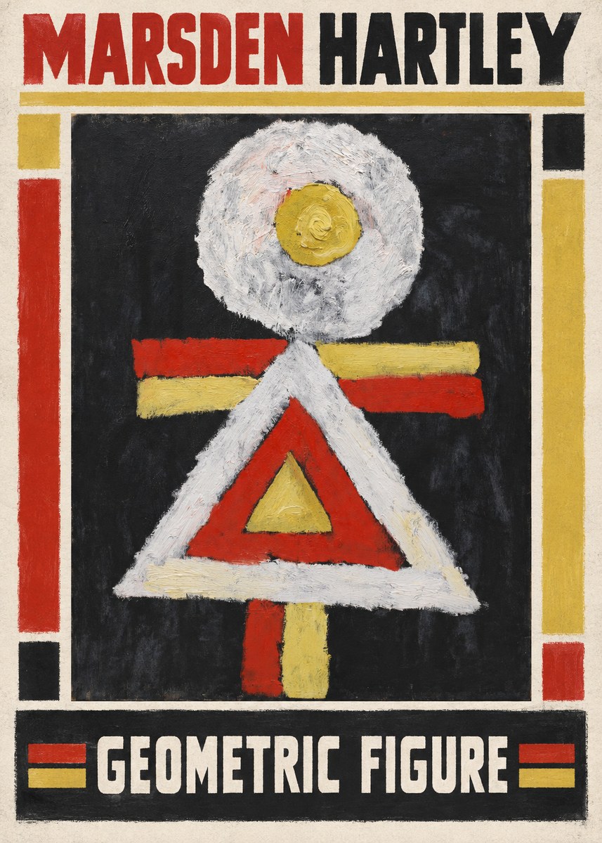 Marsden Hartley Geometric Figure No2 - Juliste