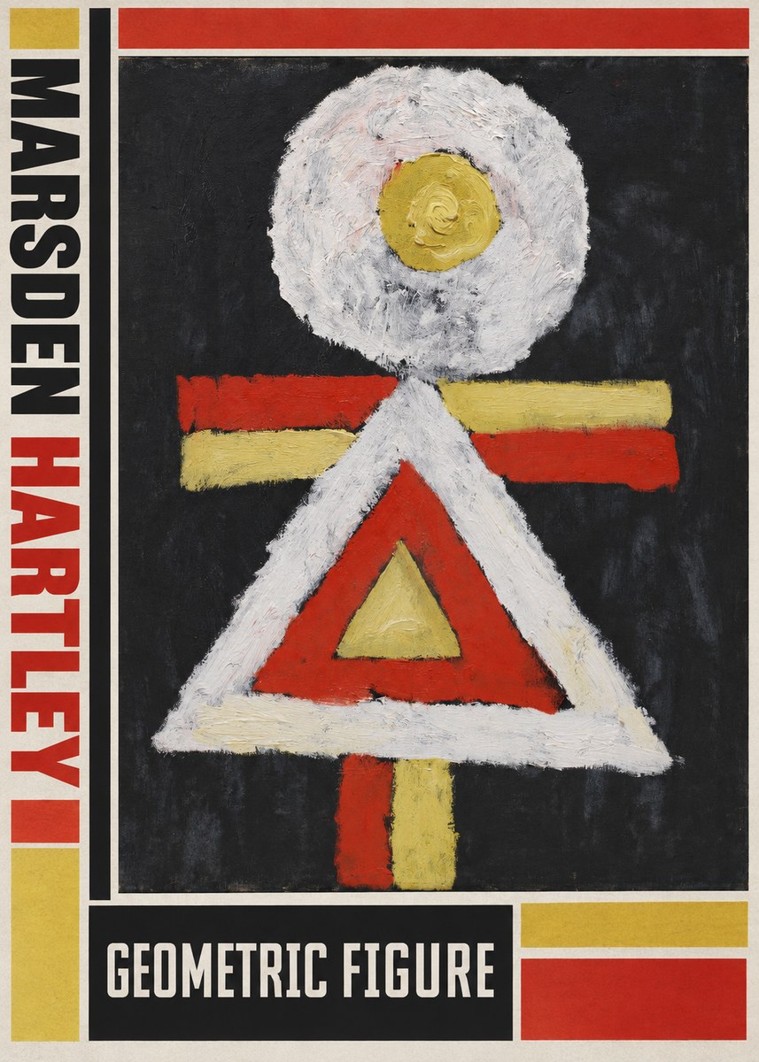 Marsden Hartley Geometric Figure No4 - Juliste