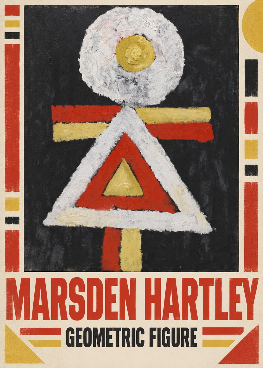 Marsden Hartley Geometric Figure No5 - Juliste