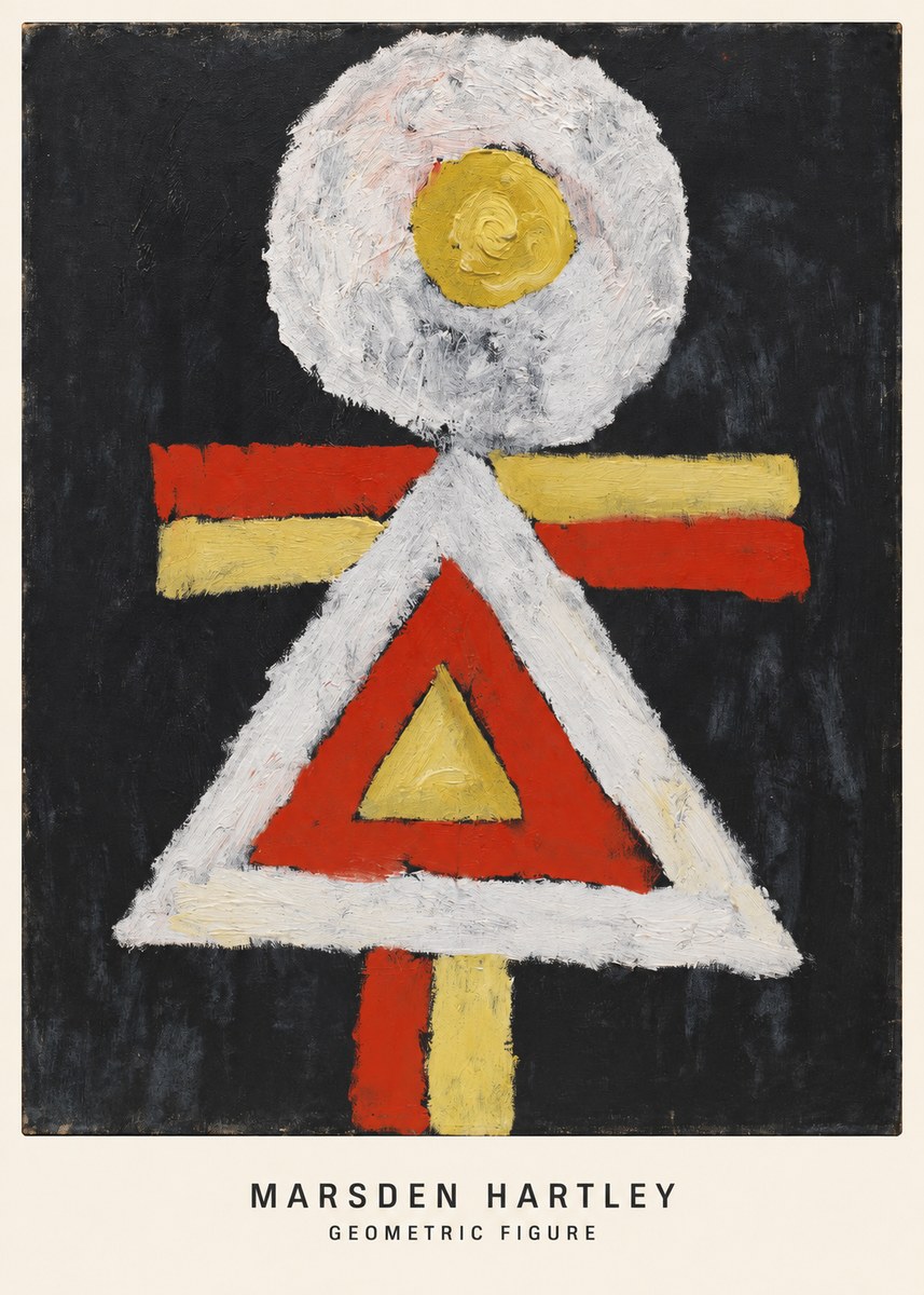 Marsden Hartley Geometric Figure No6 - Juliste