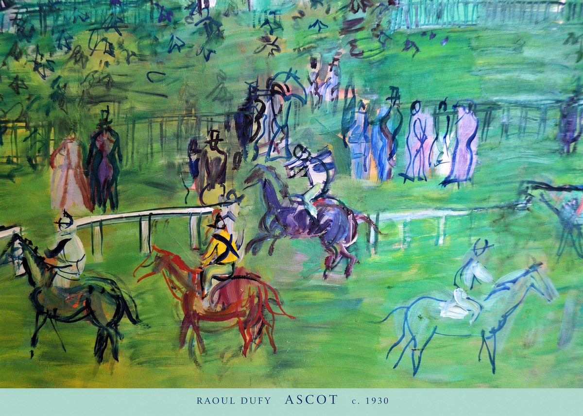 Raoul Dufy Ascot No5 - Juliste