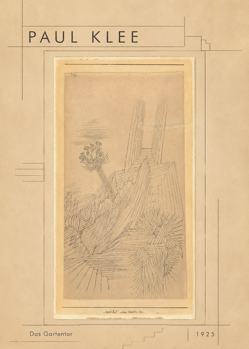 Paul Klee Das Gartentor I No1 - Juliste