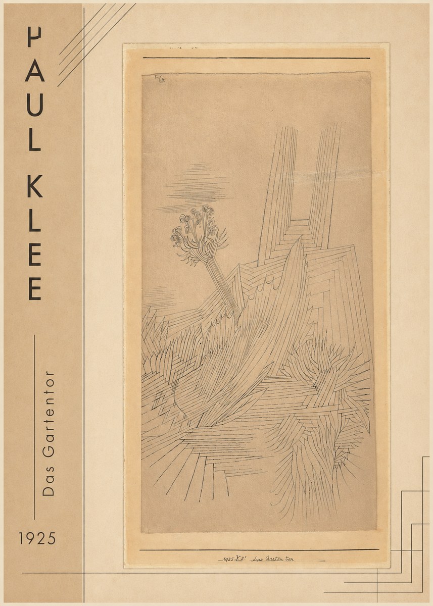Paul Klee Das Gartentor I No2 - Juliste