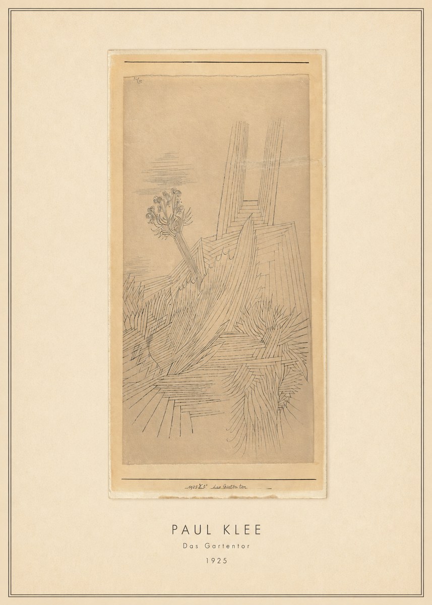 Paul Klee Das Gartentor I No3 - Juliste