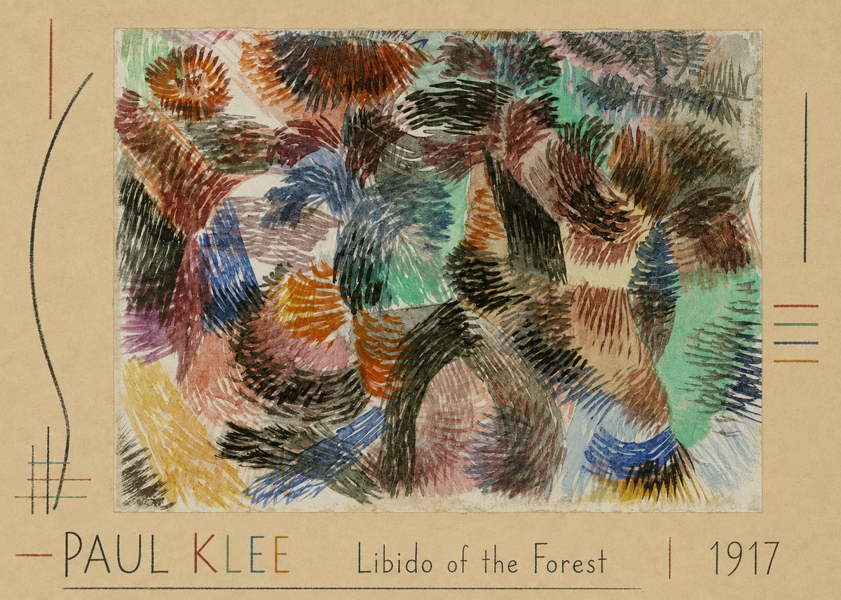 Paul Klee Libido of the Forest No2 - Juliste