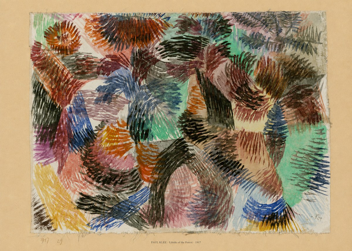 Paul Klee Libido of the Forest No6 - Juliste