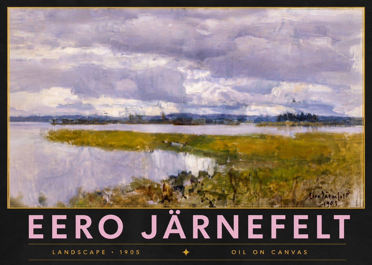 Eero Järnefelt Landscape No6 - Juliste