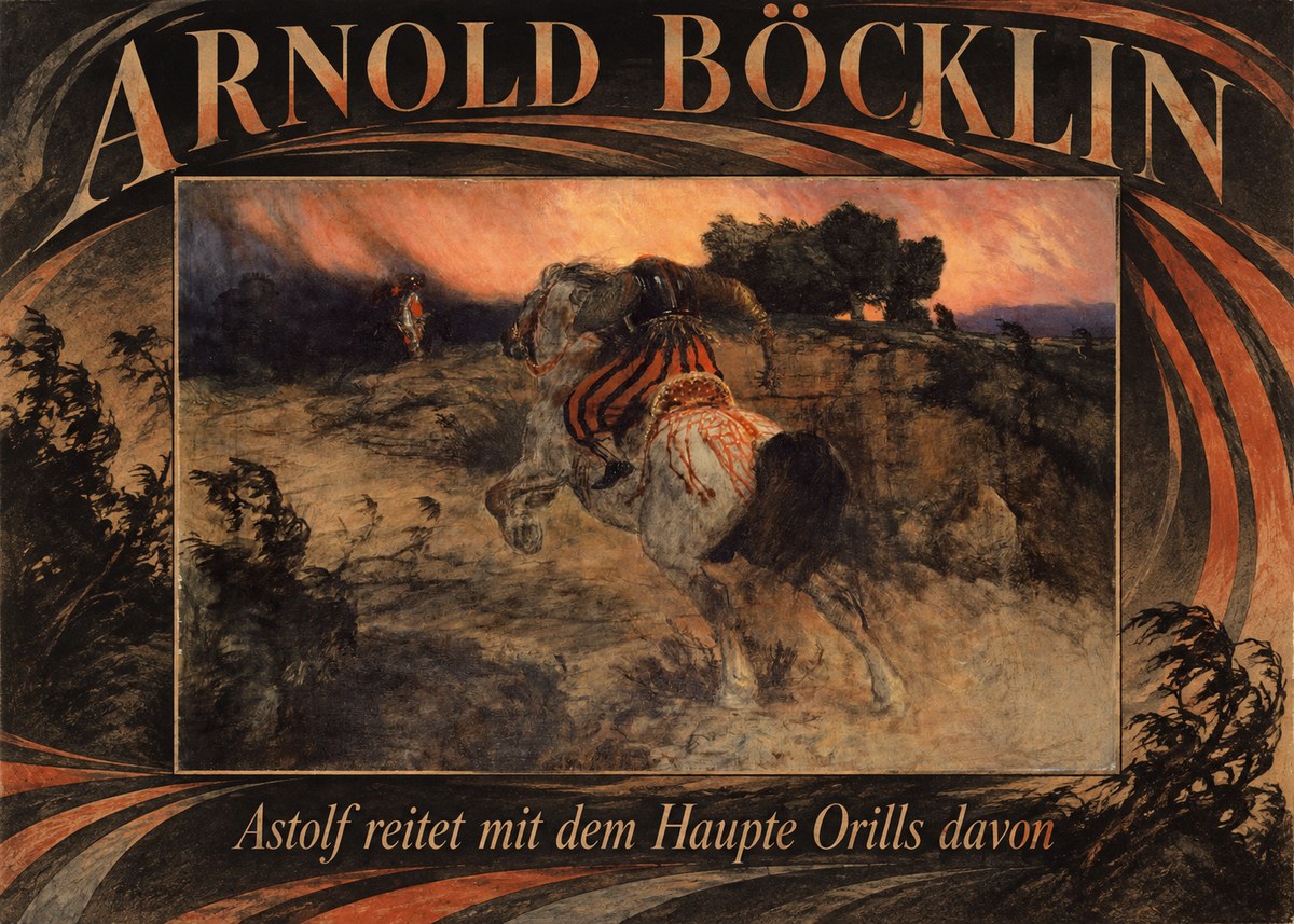 Arnold Böcklin Astolf Reitet Mit Dem Haupte Orills Davon No5 - Juliste