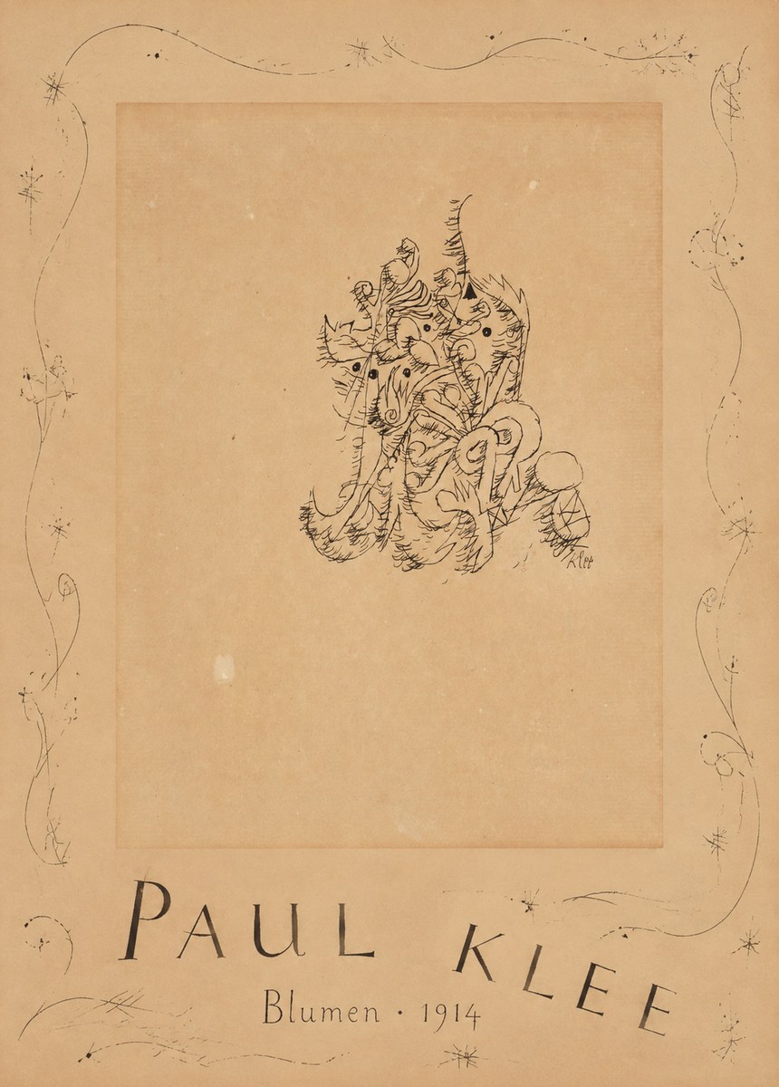 Paul Klee Blumen II No6 - Juliste