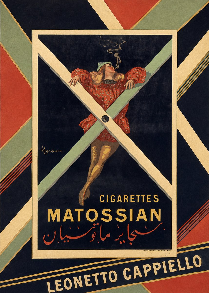Leonetto Cappiello Cigarettes Matossian No3 - Juliste