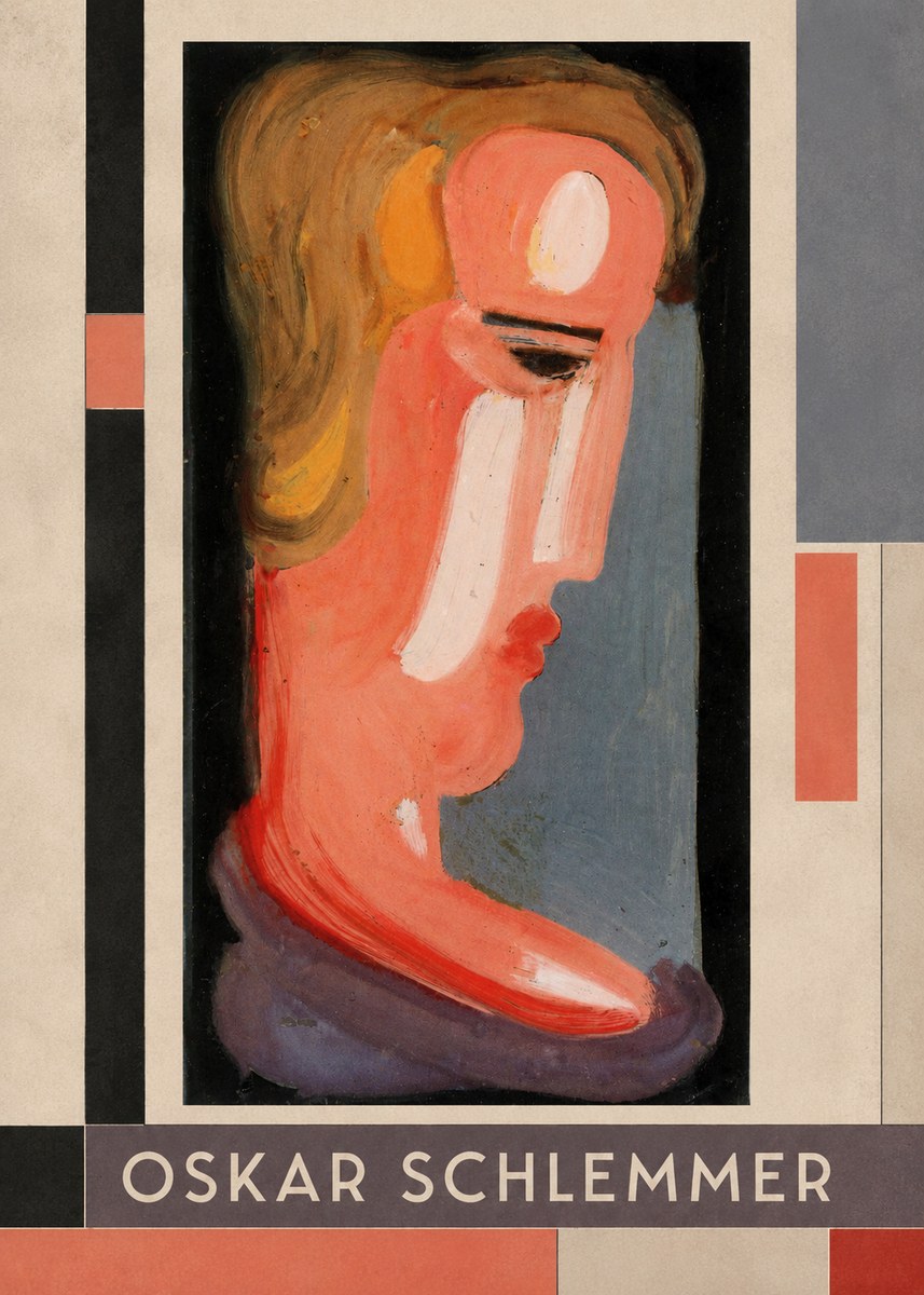 Oskar Schlemmer Profil No2 - Juliste