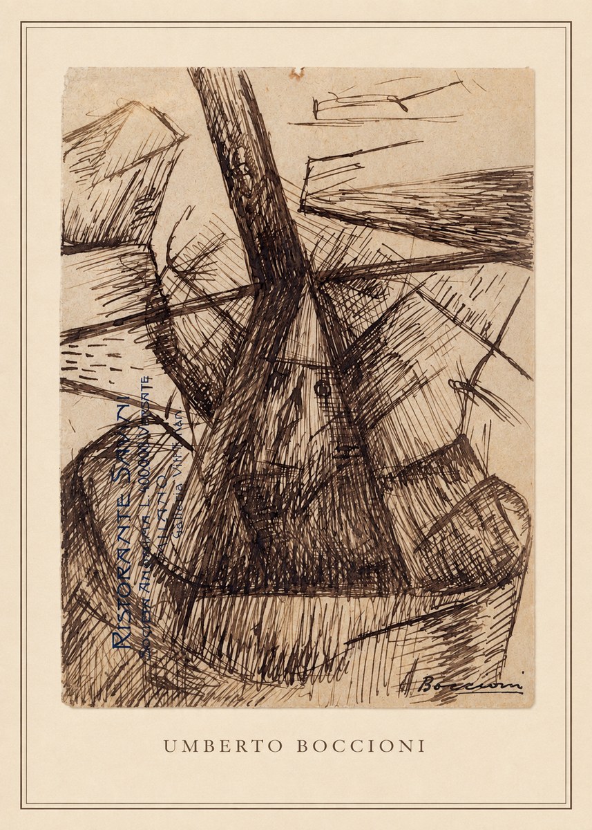 Umberto Boccioni Umberto Boccioni II No3 - Juliste