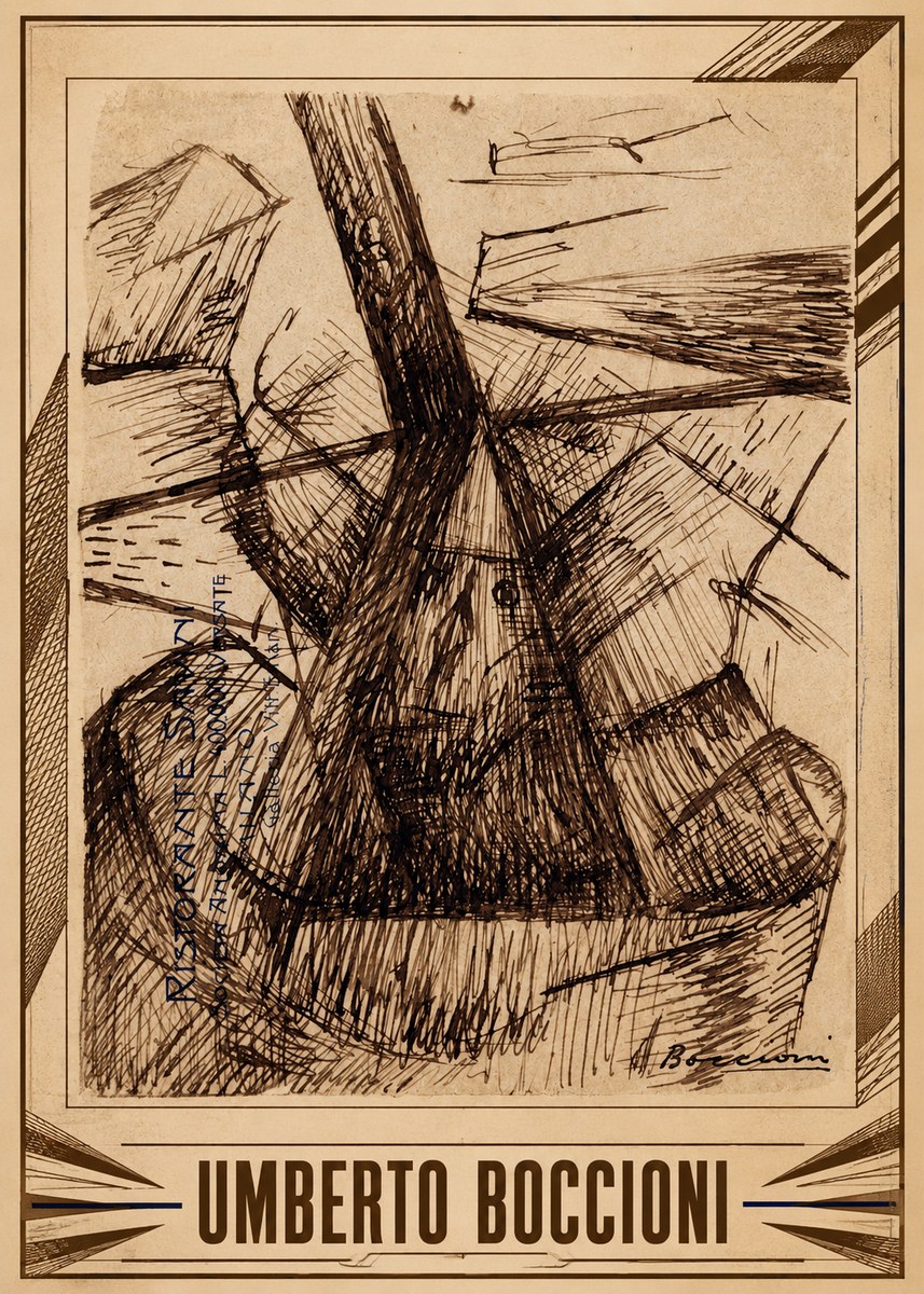 Umberto Boccioni Umberto Boccioni II No6 - Juliste