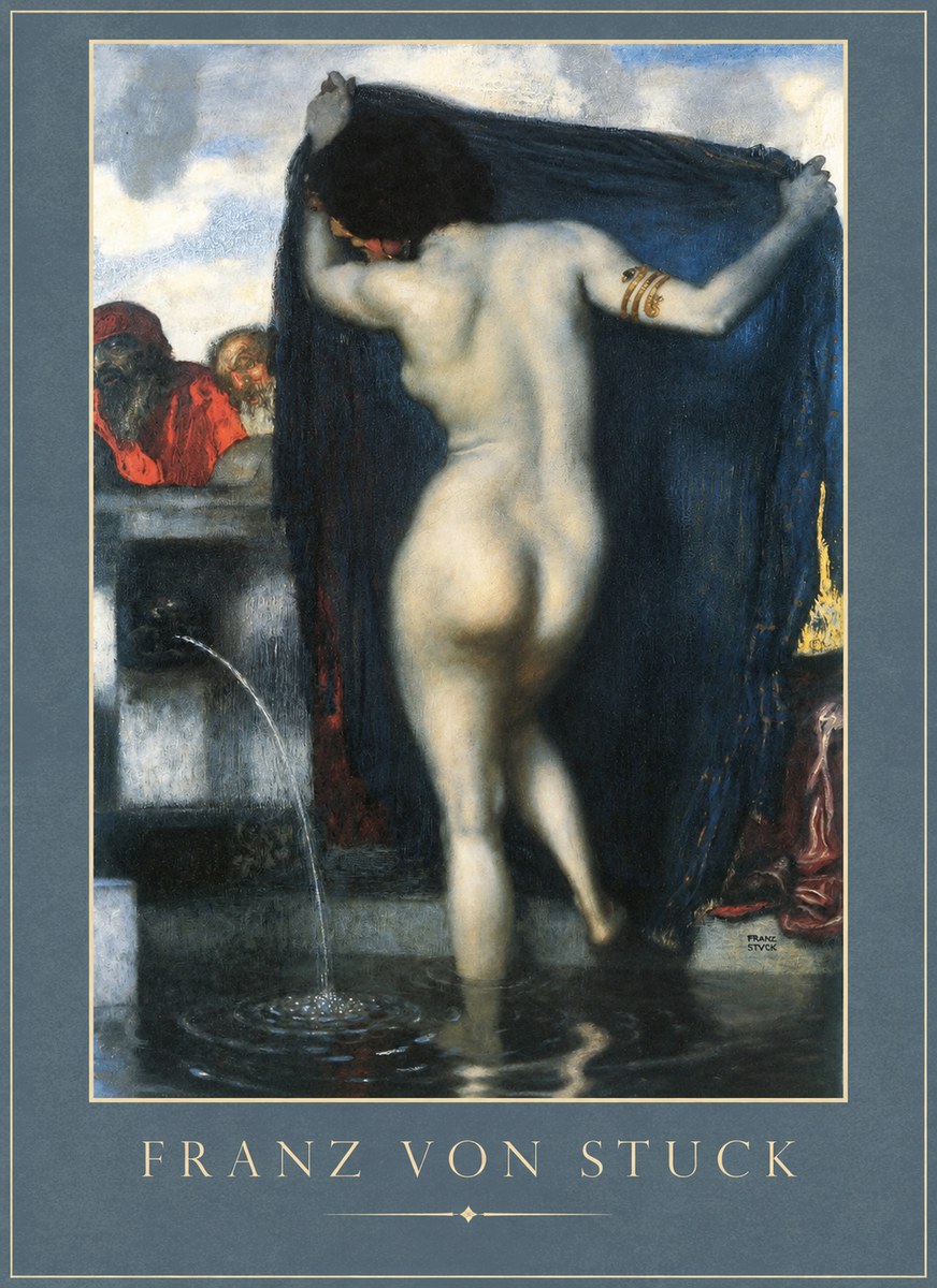 Franz von Stuck Susanna and the Elders No1 - Juliste