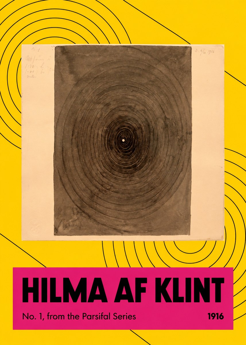 Hilma af Klint No. 1, from the Parsifal Series No4 - Juliste