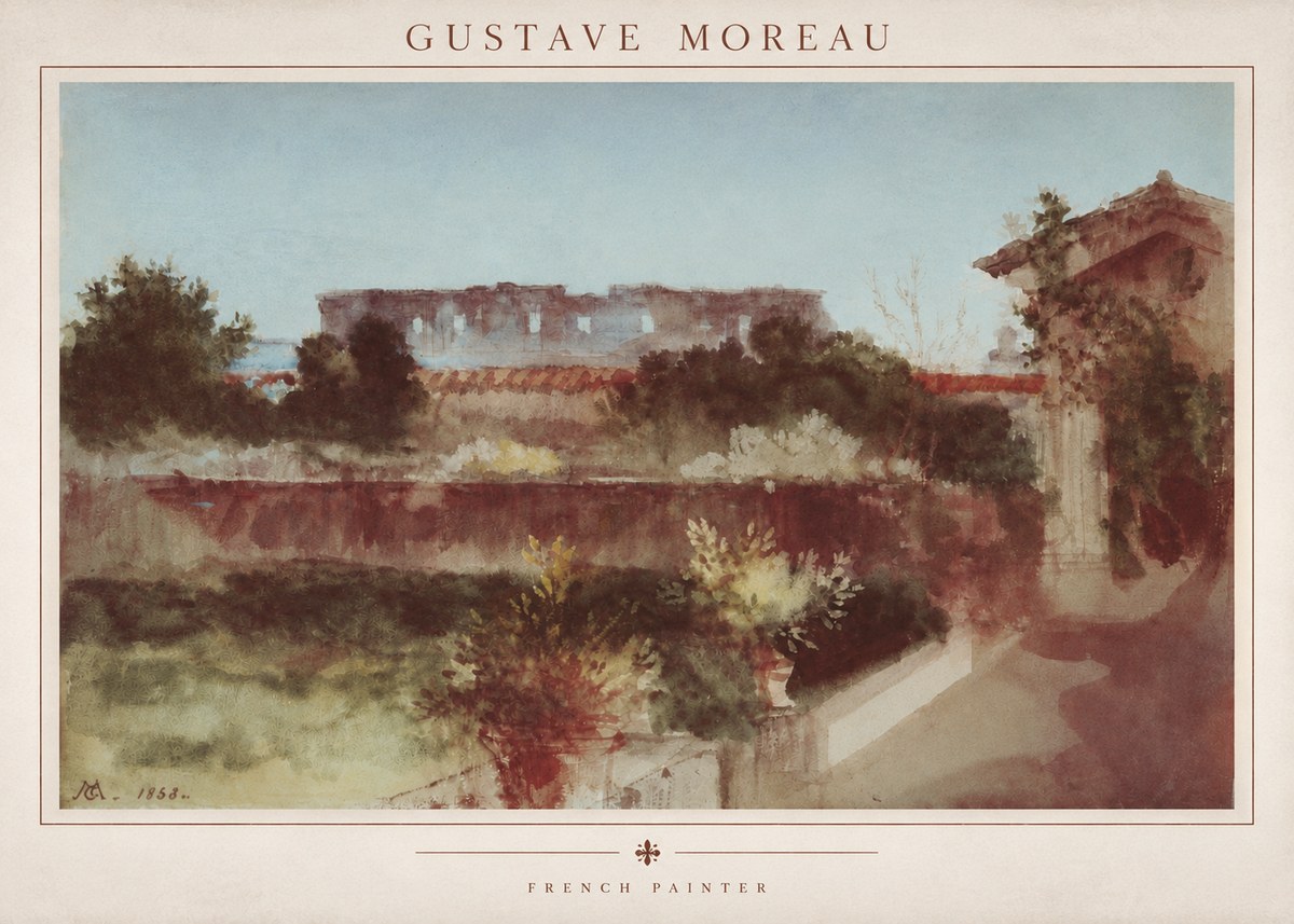 Gustave Moreau Rome No3 - Juliste