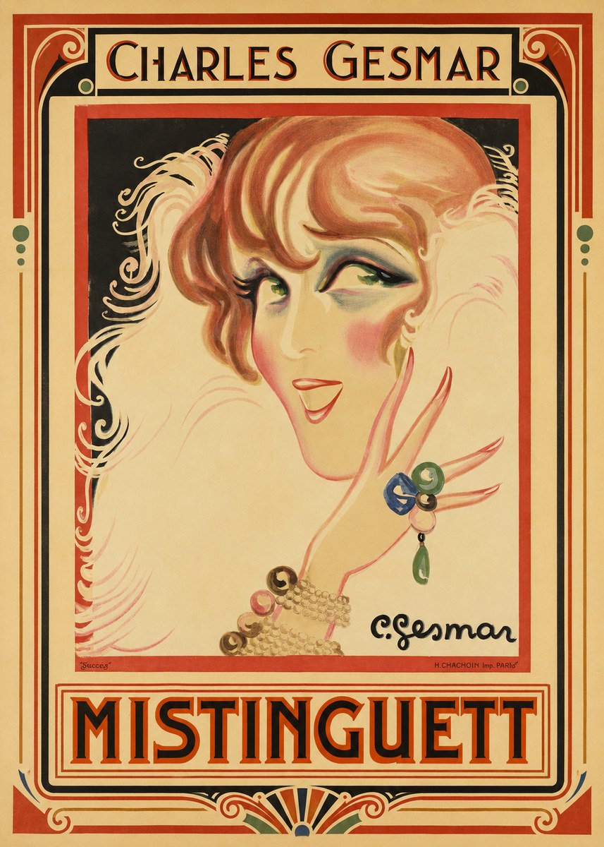 Charles Gesmar Mistinguett No1 - Juliste