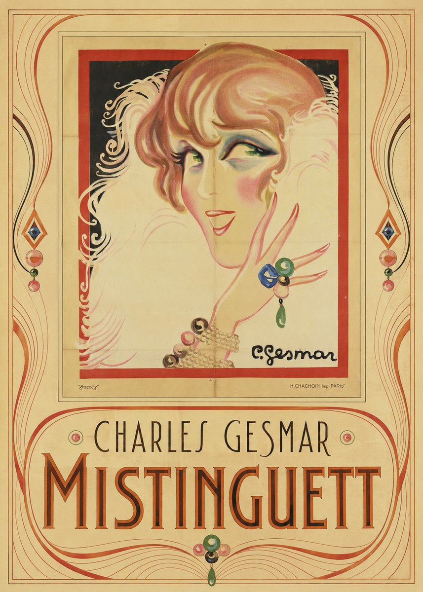 Charles Gesmar Mistinguett No3 - Juliste