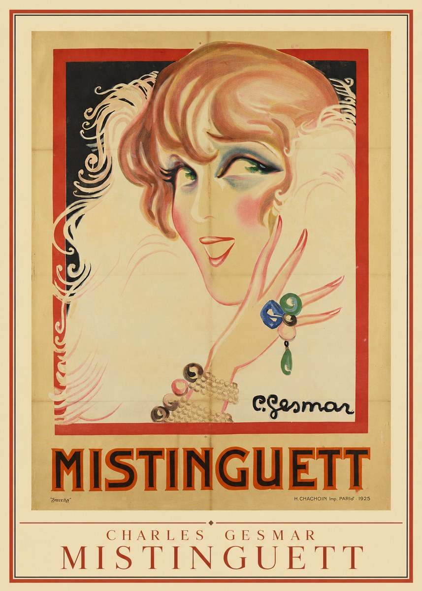 Charles Gesmar Mistinguett No4 - Juliste