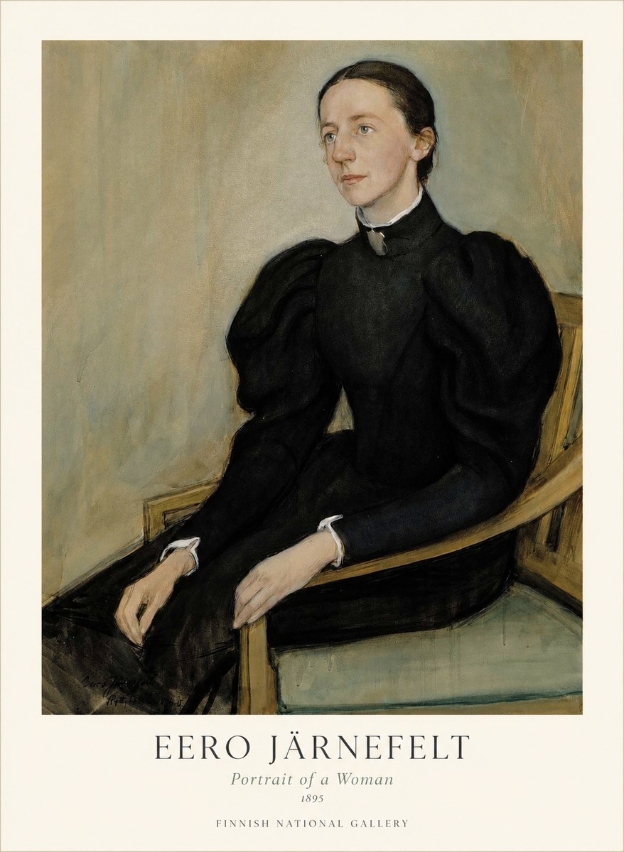 Eero Järnefelt Portrait of a Woman No1 - Juliste
