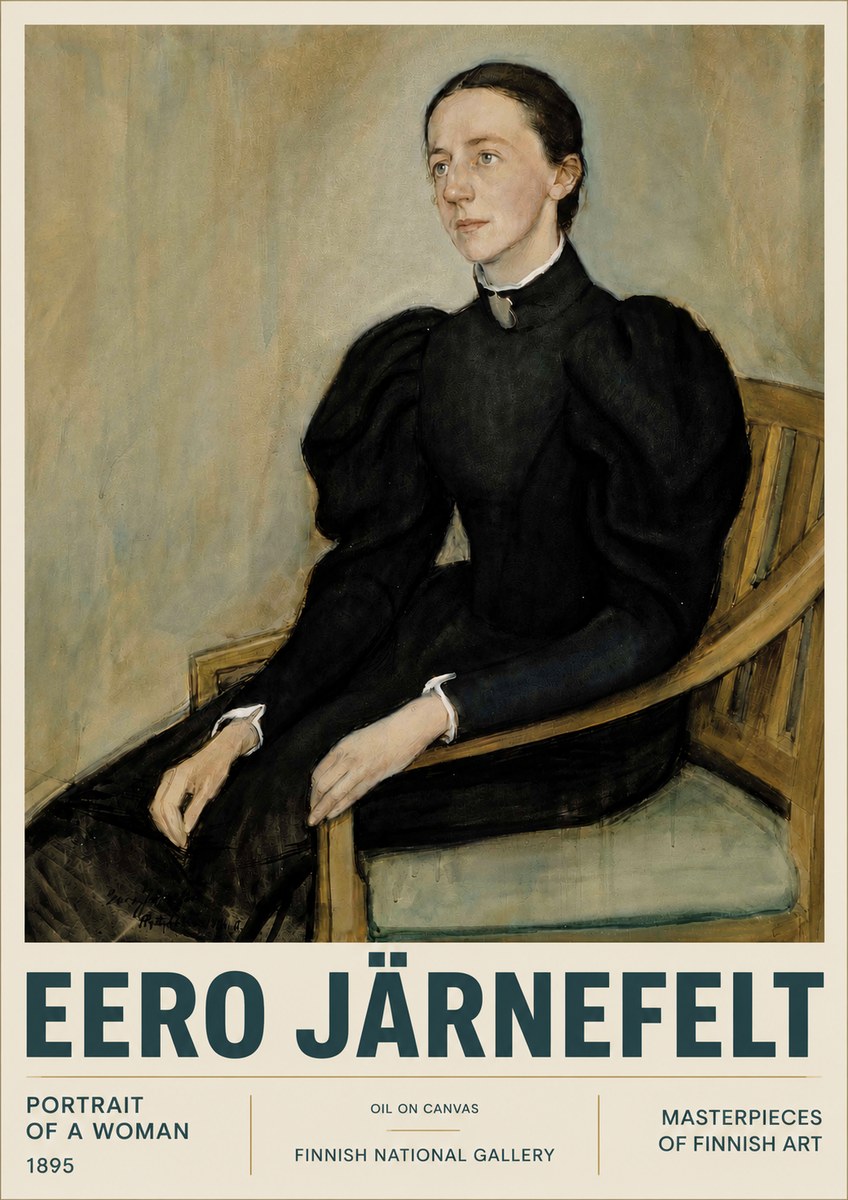 Eero Järnefelt Portrait of a Woman No4 - Juliste