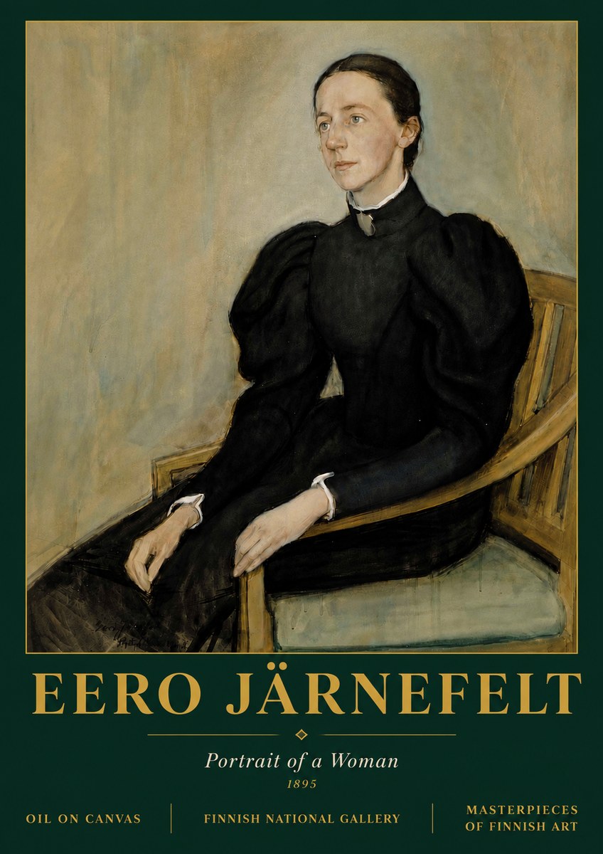 Eero Järnefelt Portrait of a Woman No5 - Juliste