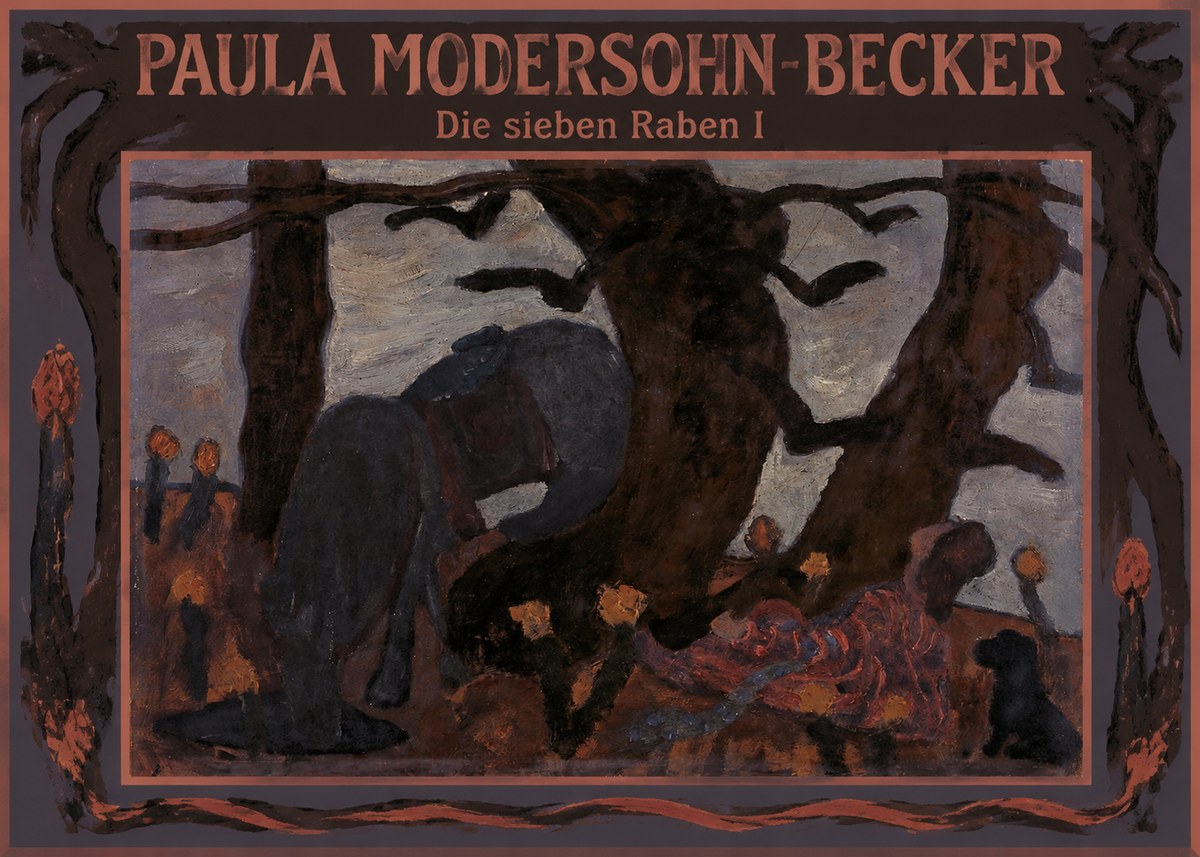 Paula Modersohn-Becker Die Sieben Raben I No1 - Juliste