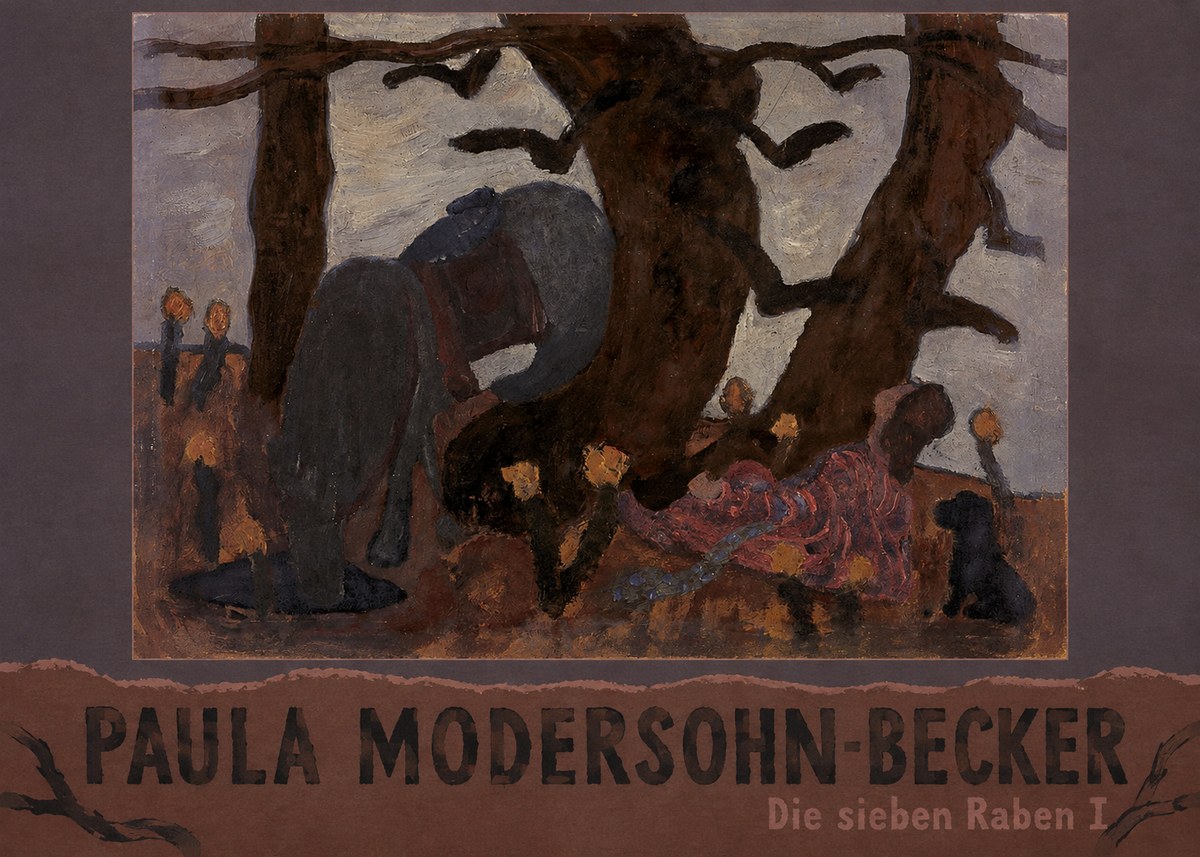 Paula Modersohn-Becker Die Sieben Raben I No3 - Juliste