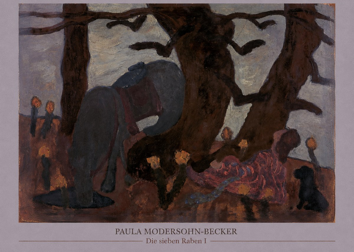 Paula Modersohn-Becker Die Sieben Raben I No6 - Juliste