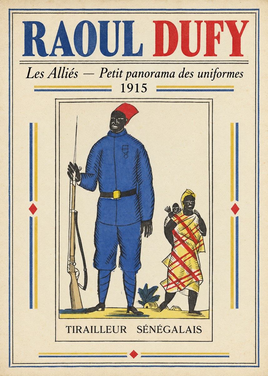 Raoul Dufy Tirailleur Sénégalais No1 - Juliste