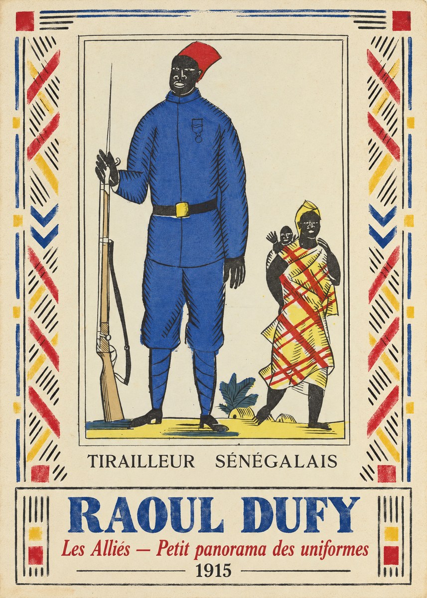 Raoul Dufy Tirailleur Sénégalais No3 - Juliste