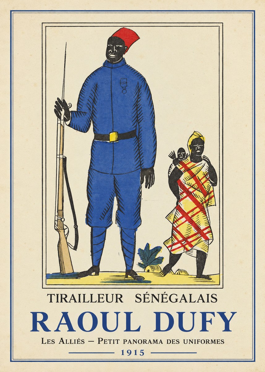 Raoul Dufy Tirailleur Sénégalais No4 - Juliste
