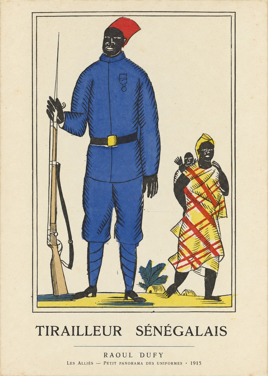 Raoul Dufy Tirailleur Sénégalais No6 - Juliste