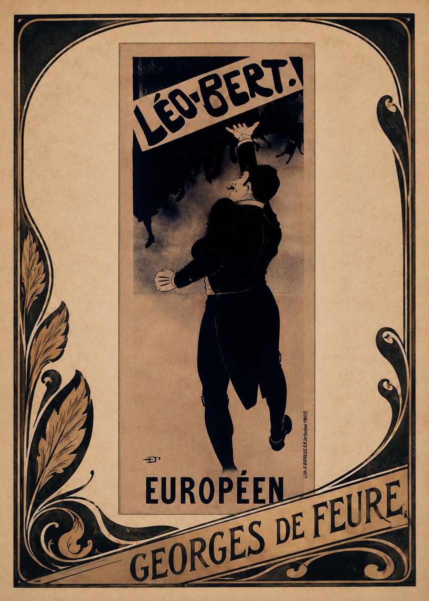 Georges de Feure Léo-bert. Européen No1 - Juliste