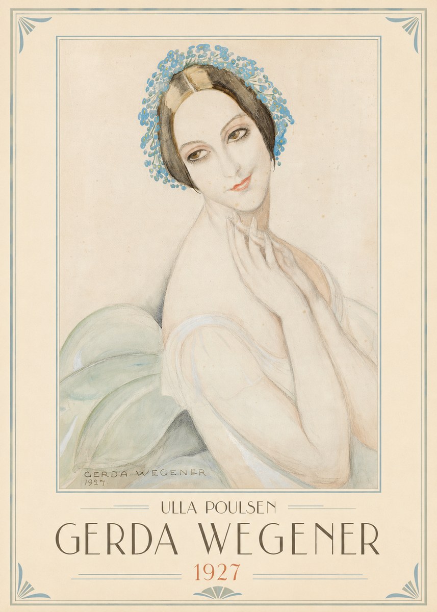 Gerda Wegener Ulla Poulsen No1 - Juliste