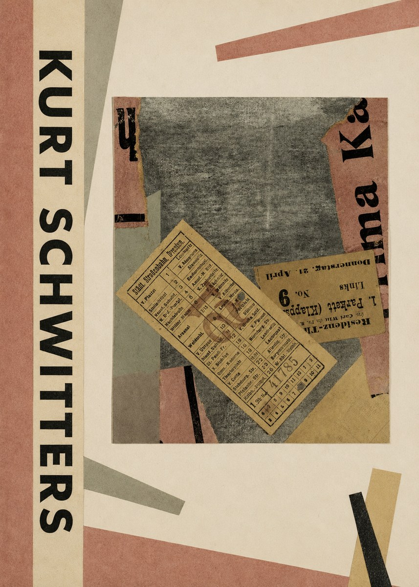 Kurt Schwitters Merz Collage No2 - Juliste