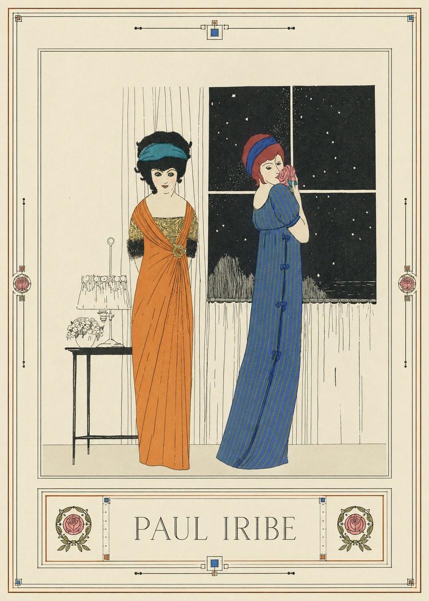 Paul Iribe Evening Elegance No1 - Juliste