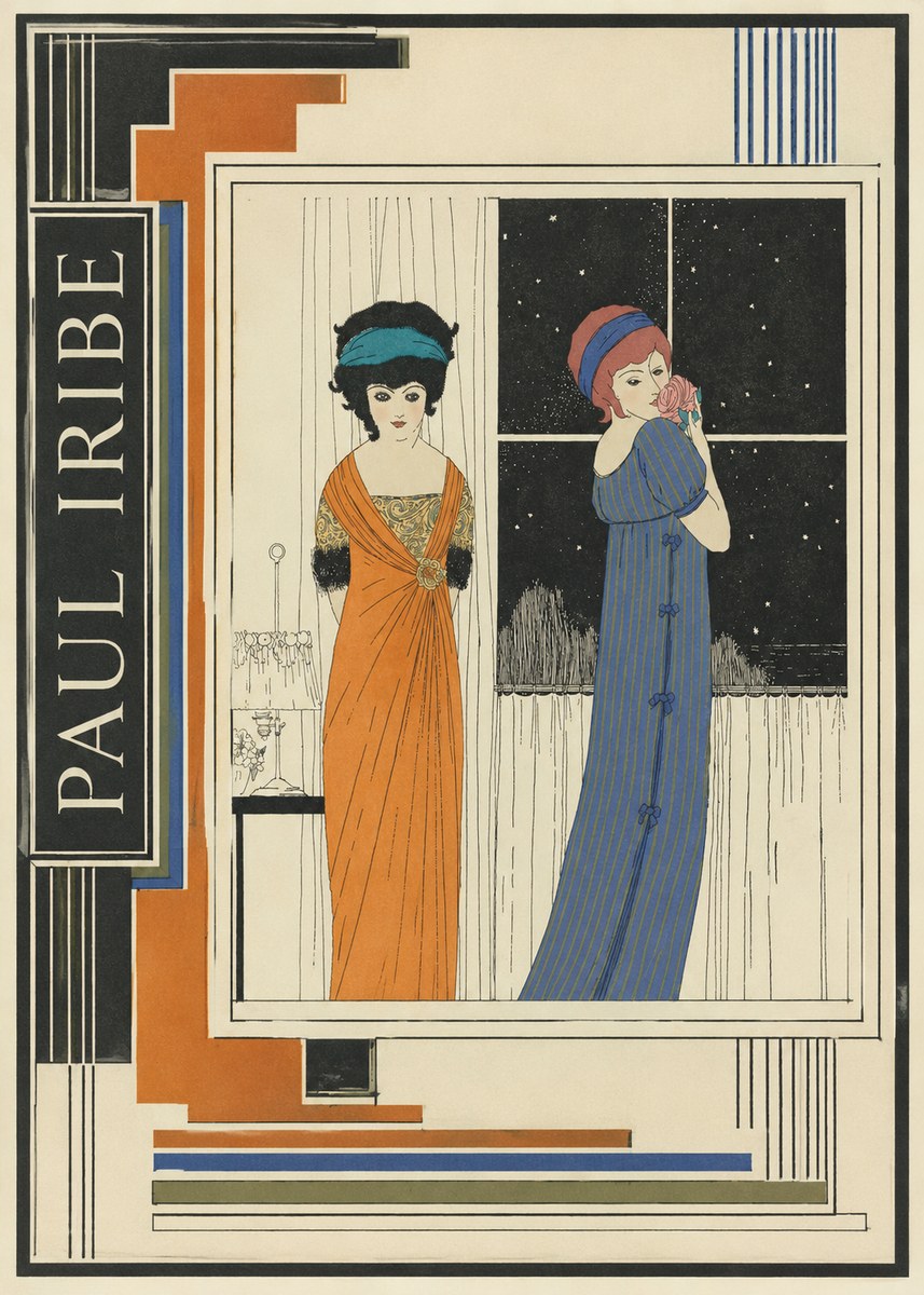 Paul Iribe Evening Elegance No2 - Juliste