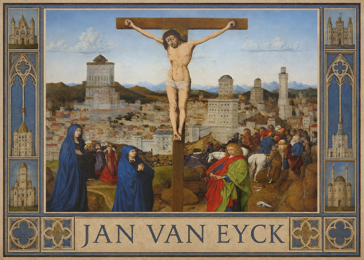 Jan van Eyck The Crucifixion No2 - Juliste