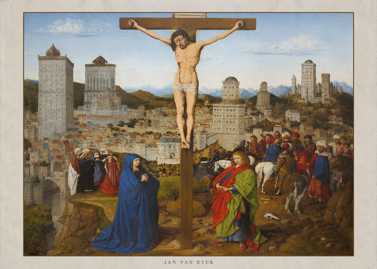 Jan van Eyck The Crucifixion No4 - Juliste