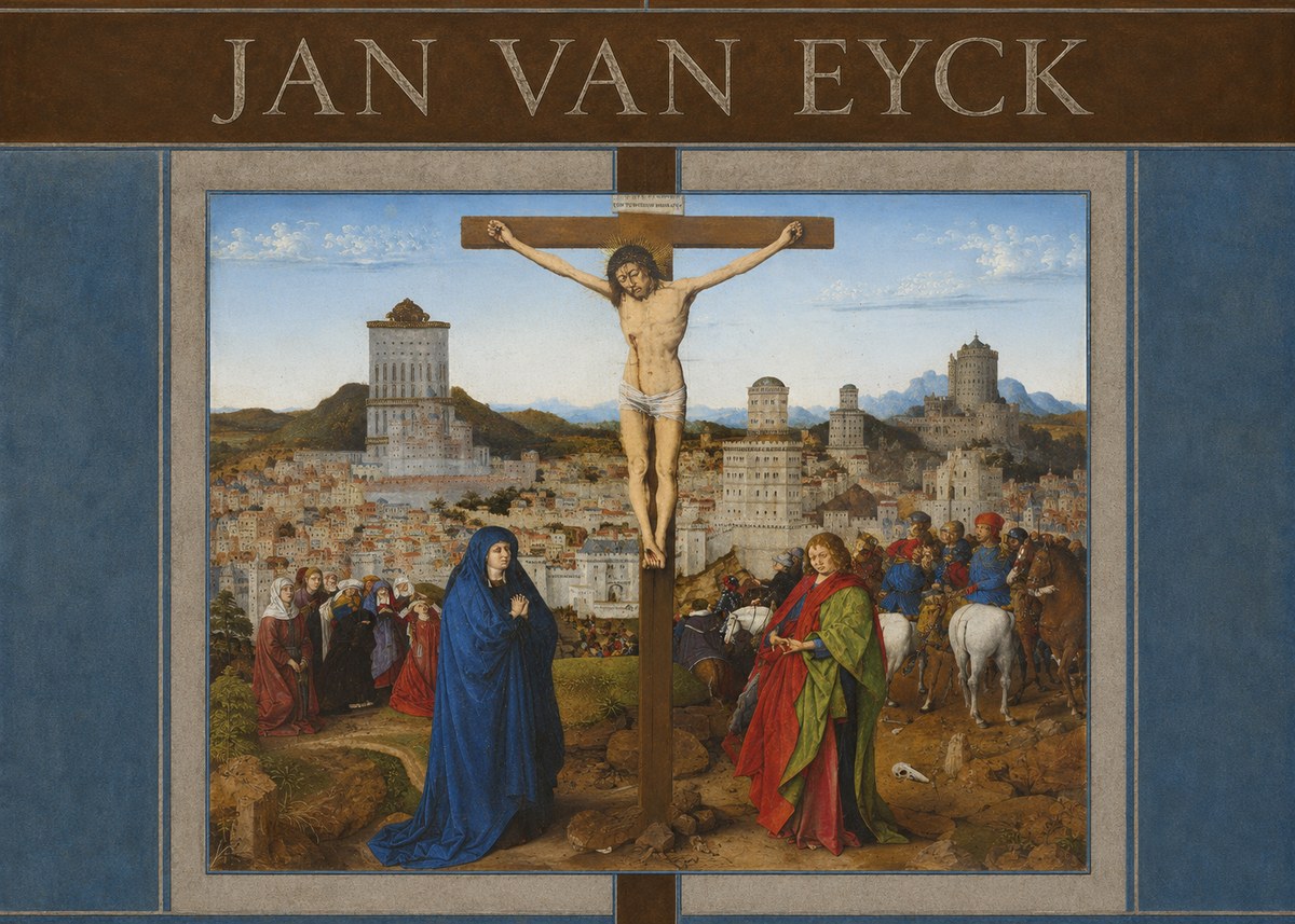 Jan van Eyck The Crucifixion No5 - Juliste