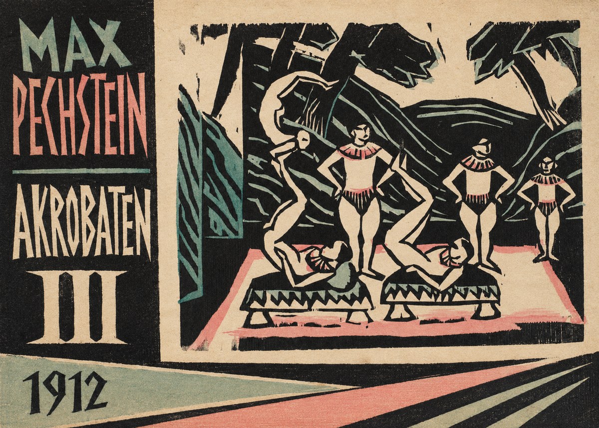 Max Pechstein Akrobaten Iii No2 - Juliste